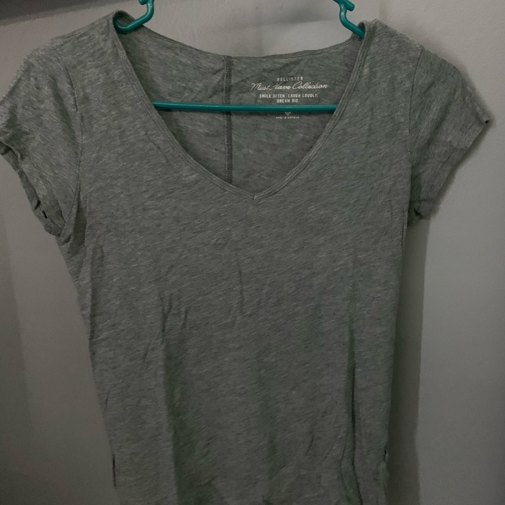 Hollister Basic Grey Tee